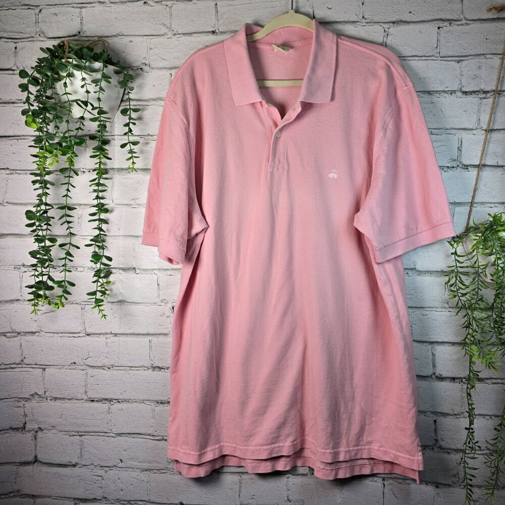 Men's Pink Polo Shirt - Classic Short Sleeve